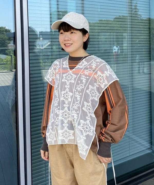 大田 麗未さんの「BEAMS WOMEN｜Day Pack 2 Compartments」を使ったコーディネート