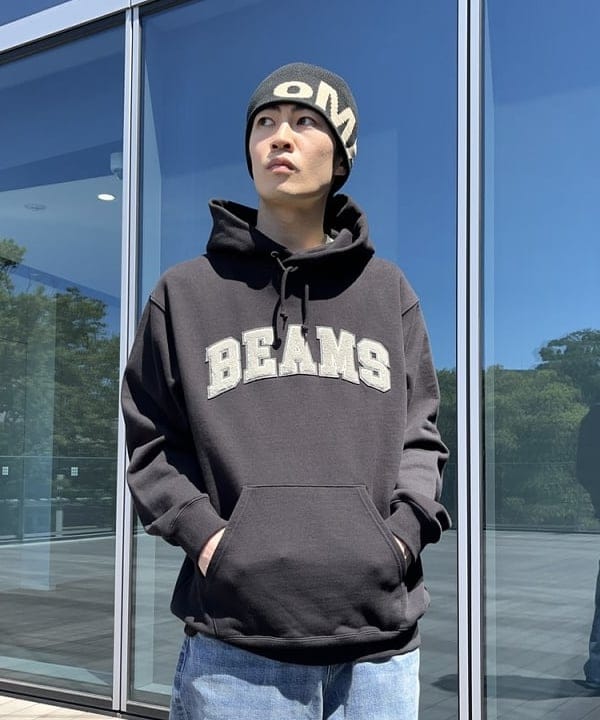 平柳 楓馬さんの「BEAMS WOMEN｜BEAMS ベーシック フーディ」を使ったコーディネート