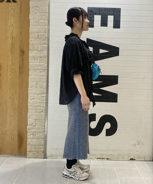 木村 海侑さんの「BEAMS WOMEN｜1/2ソリッド リブ ソックス」を使ったコーディネート