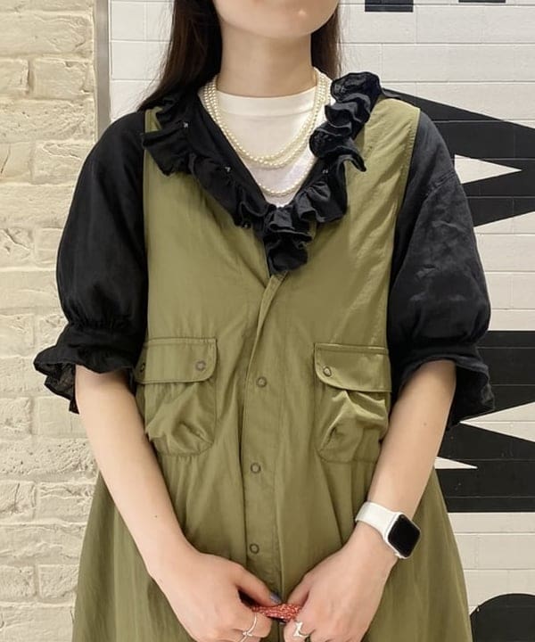 木村 海侑さんの「BEAMS WOMEN｜BEAMS BOY / 樹脂 パール ロング ネックレス」を使ったコーディネート