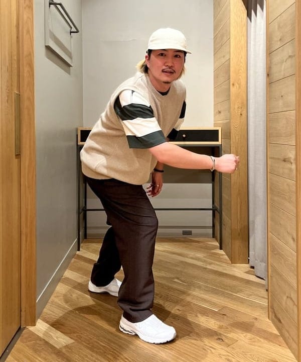 新里 京介さんの「BEAMS WOMEN｜BEAMS PLUS / 6Panel Herringbone」を使ったコーディネート