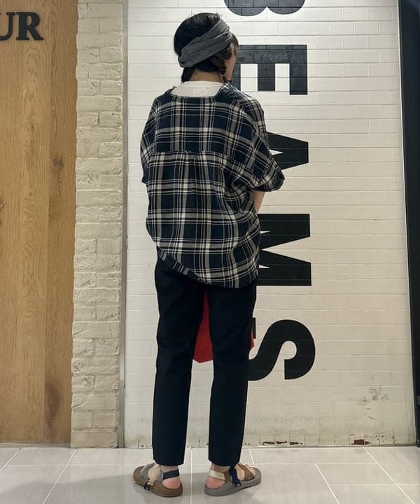小原 もこさんの「BEAMS WOMEN｜BEAMS BOY / リブヘアバンド」を使ったコーディネート