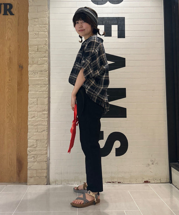 小原 もこさんの「BEAMS WOMEN｜BEAMS BOY / リブヘアバンド」を使ったコーディネート