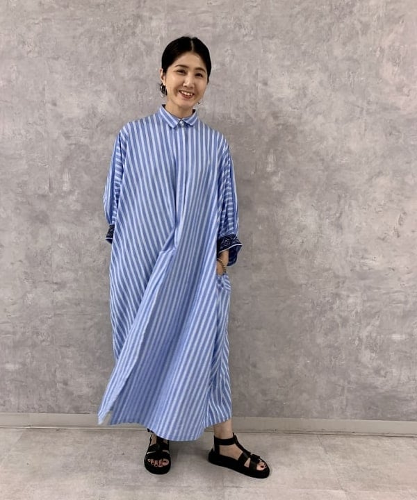松元 晴佳さんの「BEAMS WOMEN｜CAMINANDO / フィッシャーマン サンダル」を使ったコーディネート