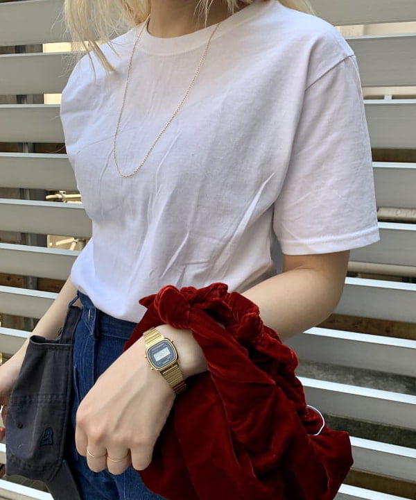 ナツハさんの「BEAMS WOMEN｜FRUIT OF THE LOOM &times; BEAMS BOY / 2PACK TEE」を使ったコーディネート