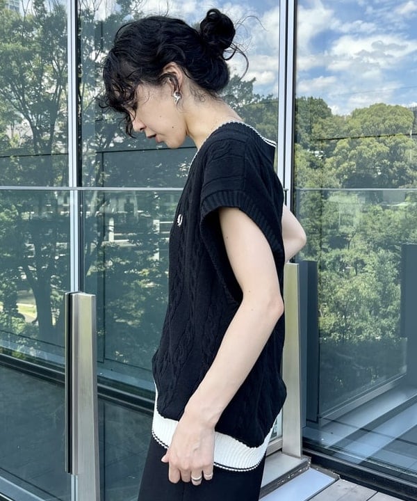 kigoさんの「BEAMS WOMEN｜BEAURE × Ray BEAMS / 別注 スクエア テープ バッグ」を使ったコーディネート