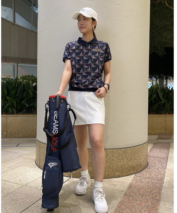 【BEAMS】ゴルフウェア　スカート　 M　　ビームス　ネイビー