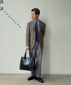 BEAMS F(ビームスF)MALLALIEUS グレンチェック+ペーン BEAMS F(ビームスF)MALLALIEUS グレンチェック+ペーン