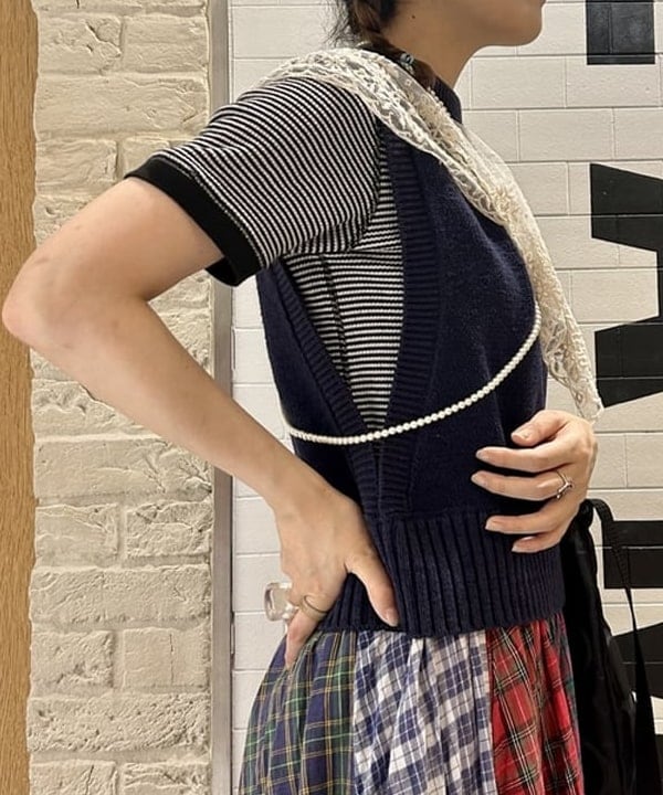 小原 もこさんの「BEAMS WOMEN｜BAG'n'NOUN &times; BEAMS BOY / 別注 ドット バッグ」を使ったコーディネート