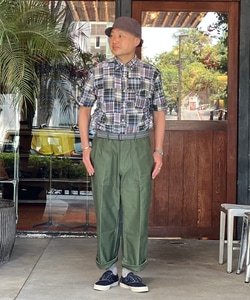 BEAMS PLUS(ビームス プラス)B.D. Patchwork Madras(シャツ BEAMS PLUS(ビームス プラス)B.D. Patchwork Madras(シャツ