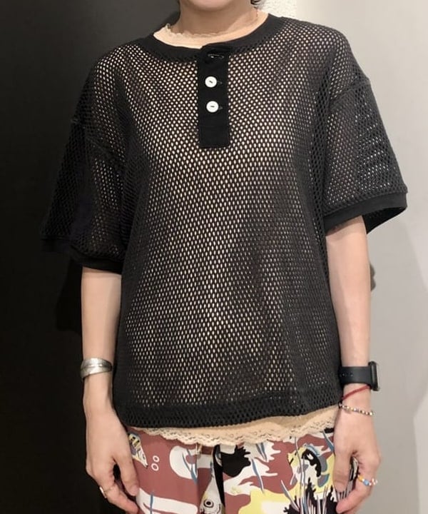 おはぎ(萩原)さんの「BEAMS WOMEN｜BEAMS BOY / パターン メッシュ ノースリーブ」を使ったコーディネート