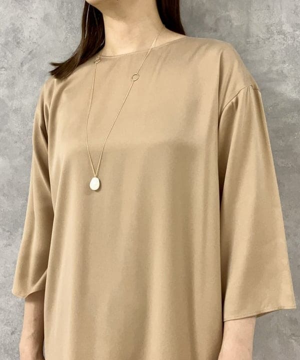 西村 章代さんの「BEAMS WOMEN｜jour couture &times; Demi-Luxe BEAMS / 別注 mirror ネックレス」を使ったコーディネート