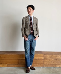 BEAMS F（ビームスF）MALLALIEUS グレンチェック＋ペーン