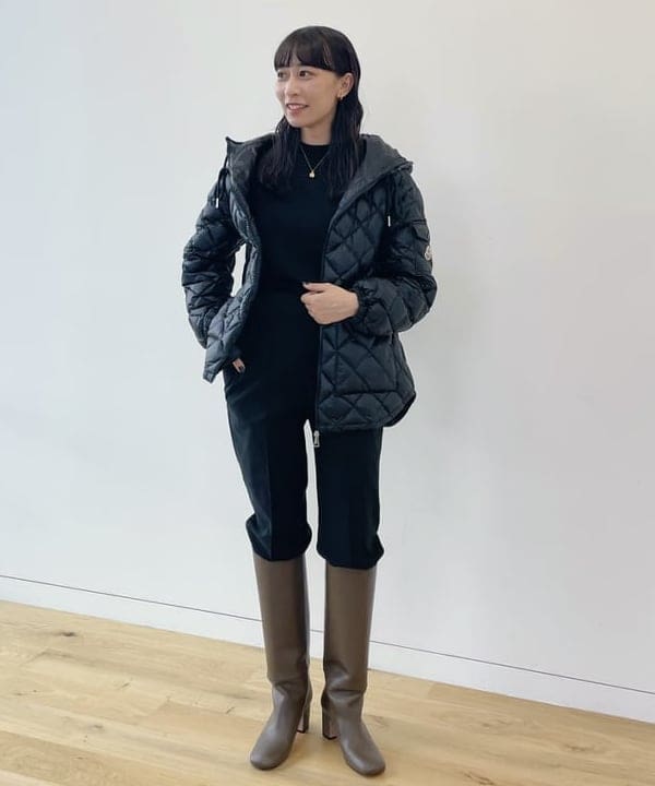 cammyさんの「BEAMS WOMEN｜MONCLER / シャツ ダウンジャケット」を使ったコーディネート