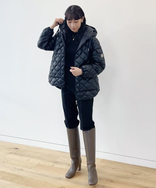 cammyさんの「BEAMS WOMEN｜MONCLER / シャツ ダウンジャケット」を使ったコーディネート
