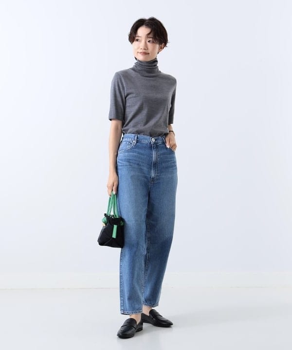 SANOさんの「BEAMS WOMEN｜Demi-Luxe BEAMS / スムースレザー ローファー」を使ったコーディネート