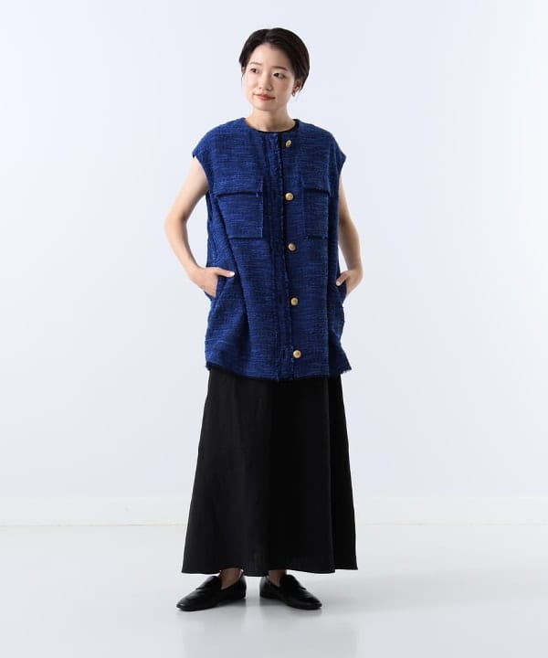 SANOさんの「BEAMS WOMEN｜Demi-Luxe BEAMS / スムースレザー ローファー」を使ったコーディネート