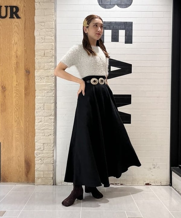 ちりこさんの「BEAMS WOMEN｜Ray BEAMS / ラメ ブーツ」を使ったコーディネート