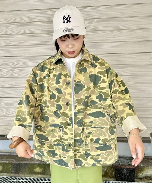 おとむさんの「BEAMS WOMEN｜【別注】WAREHOUSE & CO. / ステンシル13 Tシャツ」を使ったコーディネート