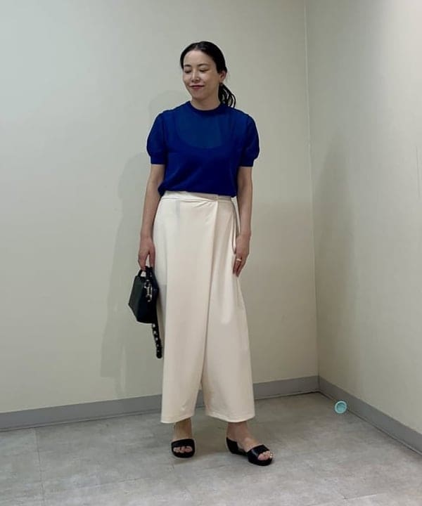 関 桂子さんの「BEAMS WOMEN｜GIANNI CHIARINI / ALIFA レザーショルダーバッグ S」を使ったコーディネート