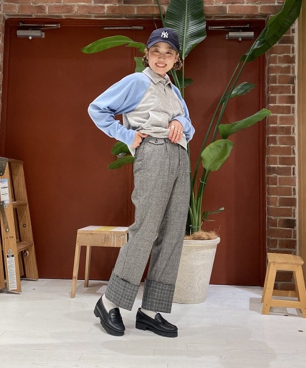 BEAMS BOY / 2トーン ベロア プルオーバー|BEAMS WOMEN(ビームス