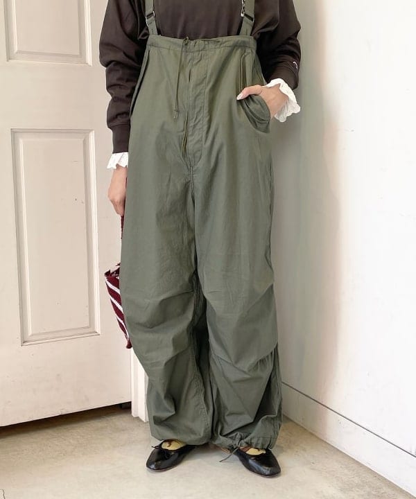 おのすさんの「BEAMS WOMEN｜BEAMS BOY / US ARMY オーバー パンツ」を使ったコーディネート