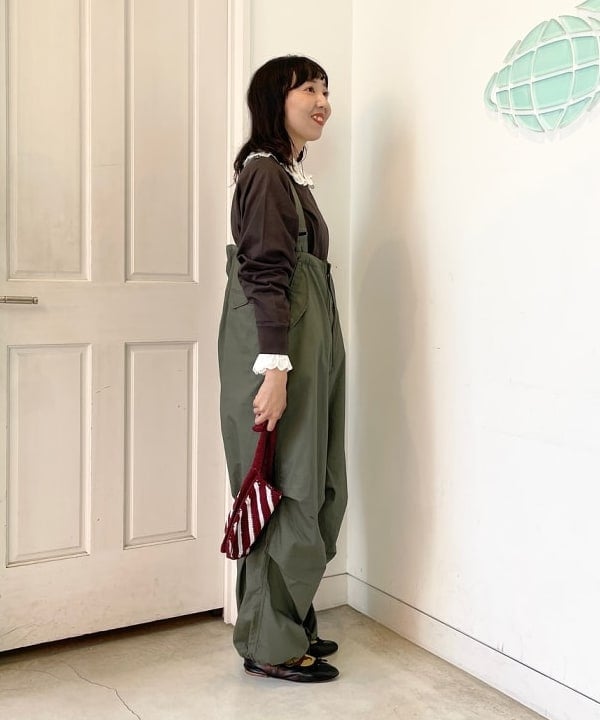 おのすさんの「BEAMS WOMEN｜BEAMS BOY / US ARMY オーバー パンツ」を使ったコーディネート