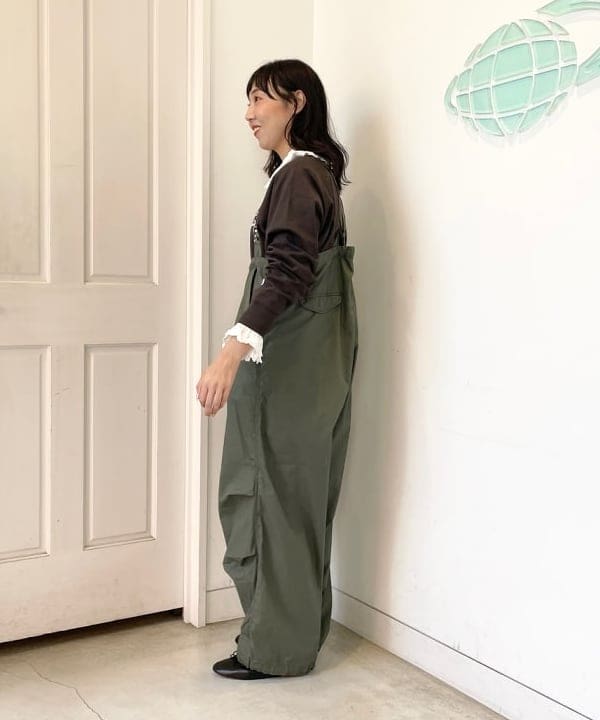 おのすさんの「BEAMS WOMEN｜BEAMS BOY / US ARMY オーバー パンツ」を使ったコーディネート