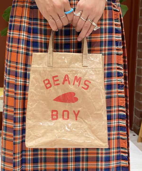 優意さんの「BEAMS WOMEN｜BEAMS BOY / BBロゴ ショップバック」を使ったコーディネート