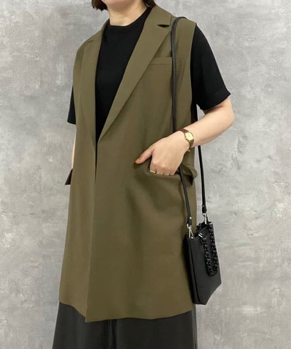 RIEKOさんの「BEAMS WOMEN｜GIANNI CHIARINI / CAMILLA レザートートバッグ」を使ったコーディネート