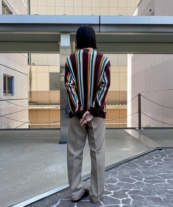 翔さんの「BEAMS WOMEN｜VAPORIZE / Twill Straight Slacks」を使ったコーディネート