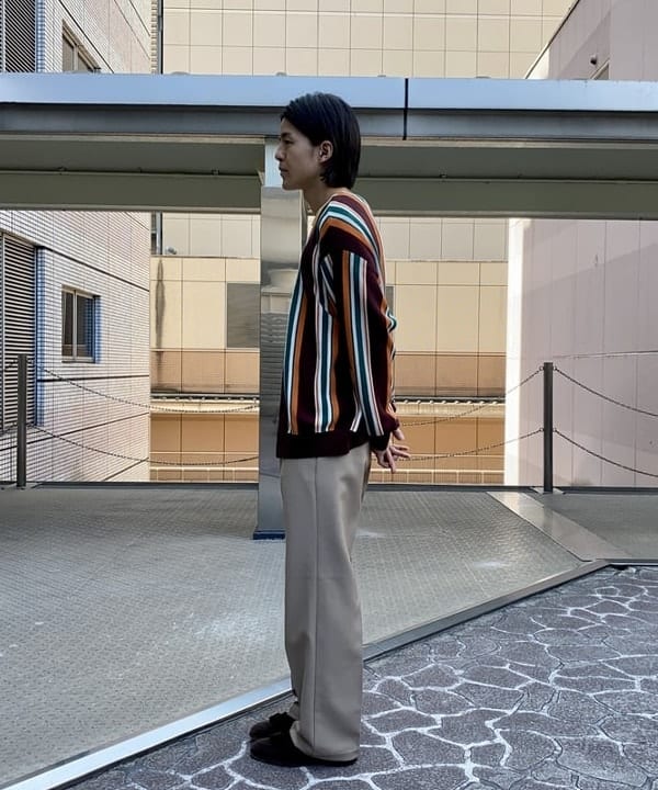 翔さんの「BEAMS WOMEN｜VAPORIZE / Twill Straight Slacks」を使ったコーディネート