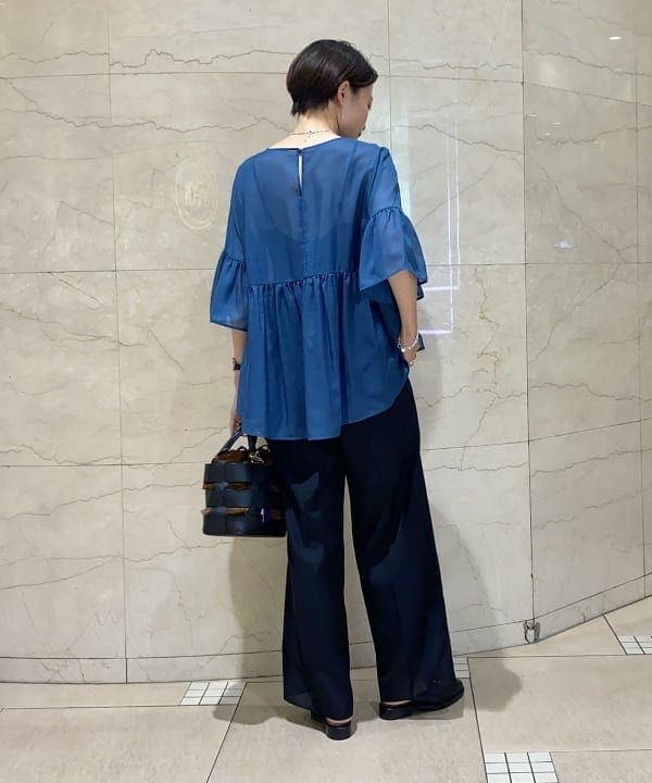 SANOさんの「BEAMS WOMEN｜PHILIPPE AUDIBERT / ALBA ネックレス シルバー」を使ったコーディネート