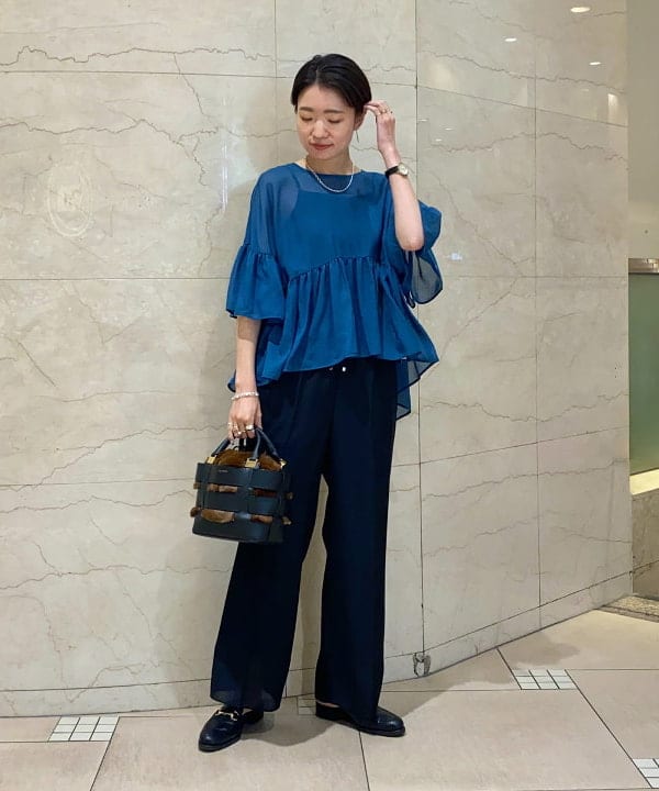 SANOさんの「BEAMS WOMEN｜PHILIPPE AUDIBERT / ALBA ネックレス シルバー」を使ったコーディネート