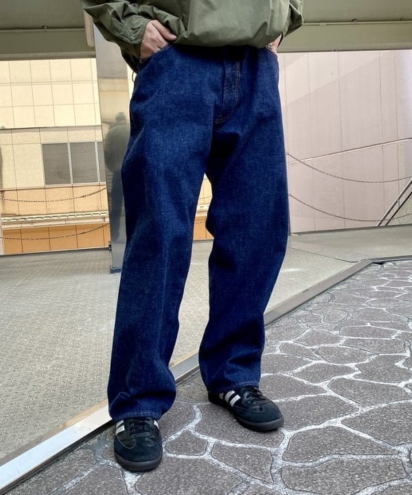 りゅうりゅうさんの「BEAMS WOMEN｜ワイドストレート デニムパンツ」を使ったコーディネート