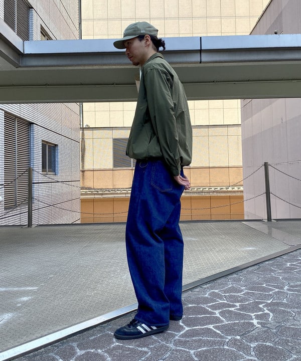 りゅうりゅうさんの「BEAMS WOMEN｜ワイドストレート デニムパンツ」を使ったコーディネート