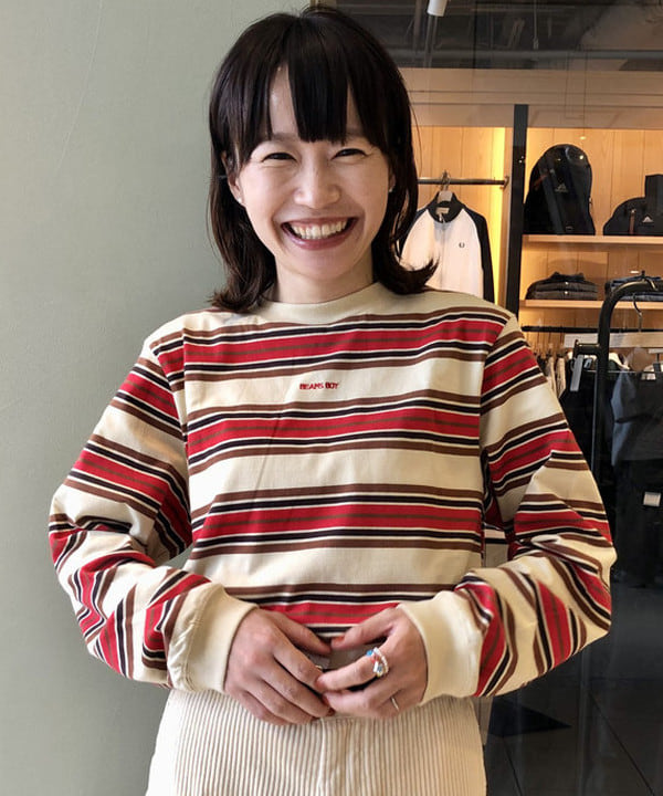 おはぎ(萩原)さんの「BEAMS WOMEN｜BEAMS BOY / 25mm WASH ベルト」を使ったコーディネート