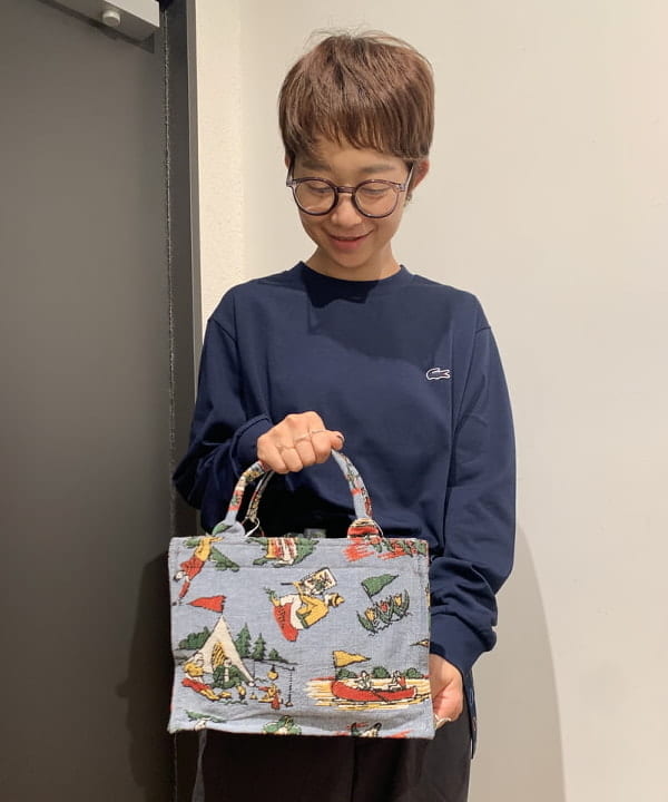 矢野(青木)優香さんの「BEAMS WOMEN｜BEAMS BOY / ワイド チノパンツ」を使ったコーディネート
