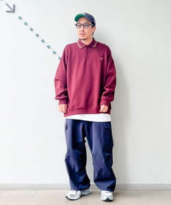 BEAMS（ビームス）FRED PERRY × BEAMS / 別注 ピケ ロングスリーブ