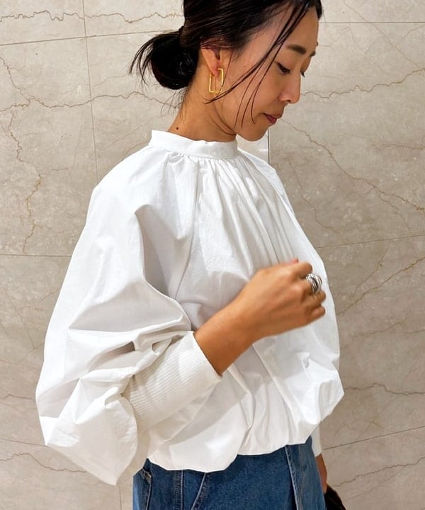 川口 恵さんの「BEAMS WOMEN｜Ray BEAMS / ラウンド カット ミュール」を使ったコーディネート