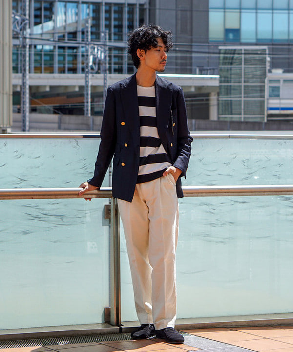 BERNARD ZINS / BEAMS別注 VENICE バギーパンツ 38 BEAMS F（ビームスF）【別注】BERNARD ZINS / VENICE コットン