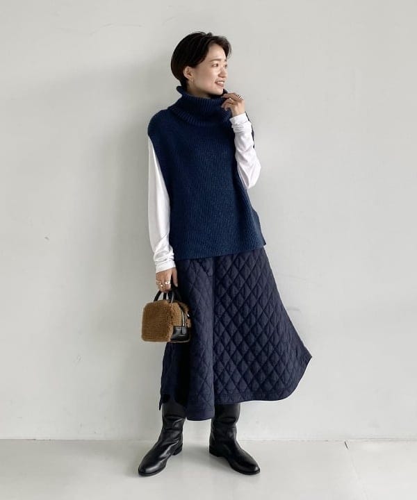 SANOさんの「BEAMS WOMEN｜VIOLAd’ORO × Demi-Luxe BEAMS / 別注 エコムートン ミニショルダーバッグ」を使ったコーディネート