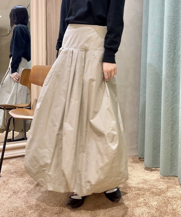 山田 千遥さんの「BEAMS WOMEN｜MONCLER / BUTOR ロングベスト」を使ったコーディネート