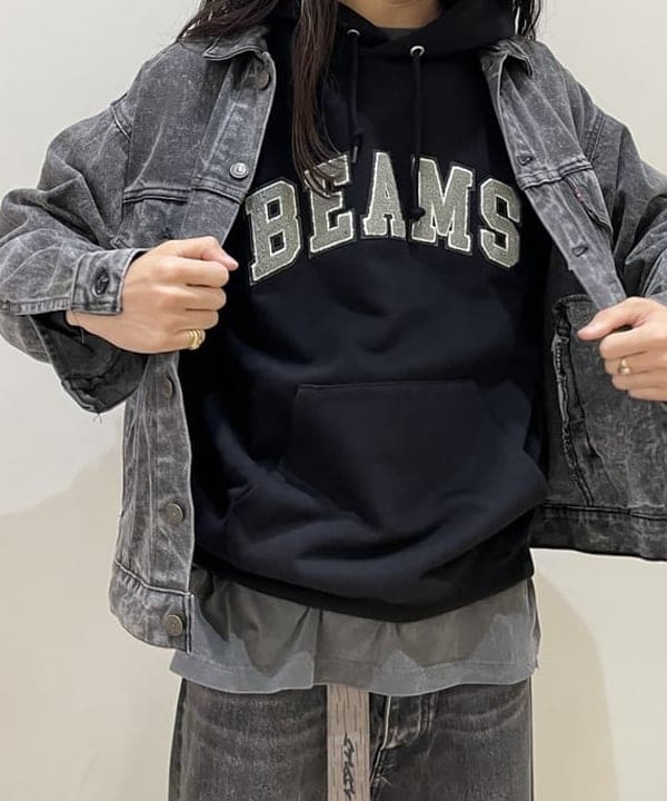 YGさんの「BEAMS WOMEN｜BEAMS ベーシック フーディ」を使ったコーディネート