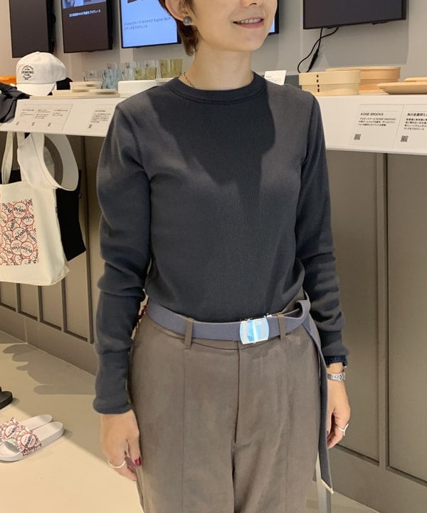 矢野(青木)優香さんの「BEAMS WOMEN｜BEAMS BOY / デタッチカラー ミリタリー ロングスリーブ」を使ったコーディネート