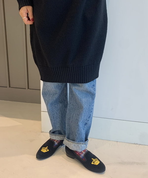 矢野(青木)優香さんの「BEAMS WOMEN｜orSlow / 別注 No.8 DENIM」を使ったコーディネート