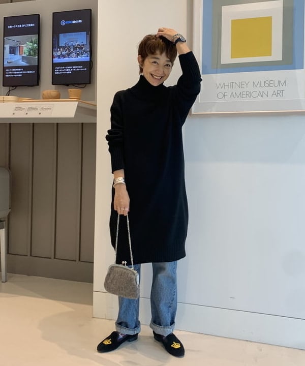 矢野(青木)優香さんの「BEAMS WOMEN｜orSlow / 別注 No.8 DENIM」を使ったコーディネート
