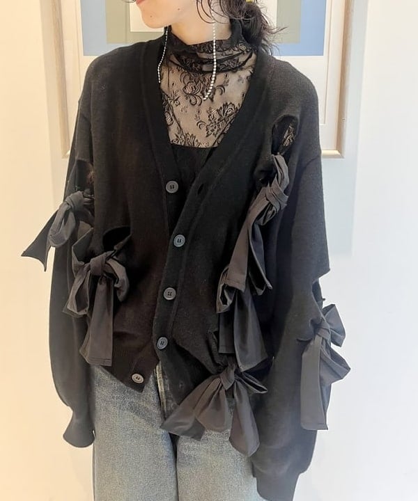 kigoさんの「BEAMS WOMEN｜Ray BEAMS / ストレッチ レース ハイネック トップス」を使ったコーディネート