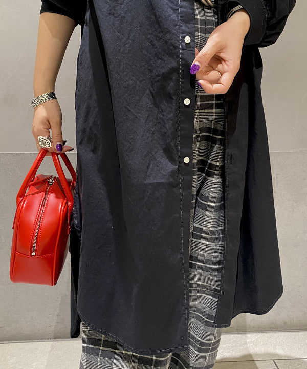 吉野 多恵さんの「BEAMS WOMEN｜BEAMS BOY / アスコットタイ ワンピース」を使ったコーディネート