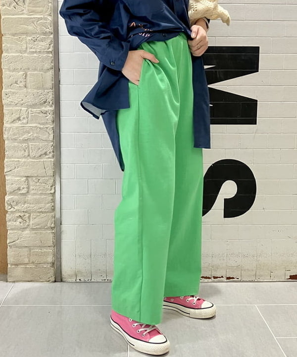 小原 もこさんの「BEAMS WOMEN｜BEAMS BOY / 天竺 無地 ボートネック 7分」を使ったコーディネート